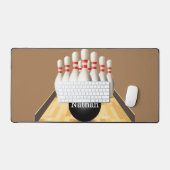 Bowling Design Desk Mat (Keyboard & Muis)