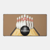 Bowling Design Desk Mat (Voorkant)