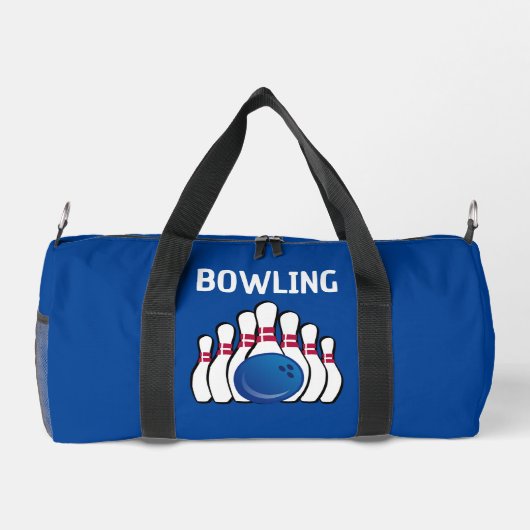 Bowling Design Duffel Bag Plunjezak (Achterkant)