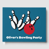 Bowling Design gastenboek (Voorkant)