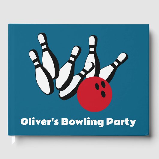 Bowling Design gastenboek (Voorkant)