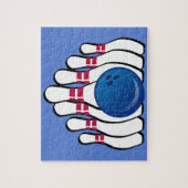 Bowling Design Jigzaag Puzzle Legpuzzel (Verticaal)