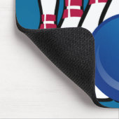 Bowling Design Mousepad Muismat (Hoek)