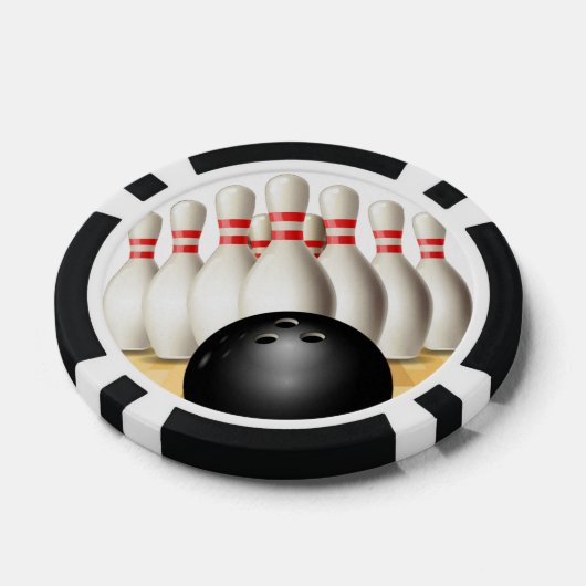 Bowling Design Poker Chips (Enkel)