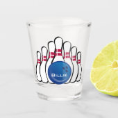 Bowling Design Shot Glass Shot Glas (Voorkant)