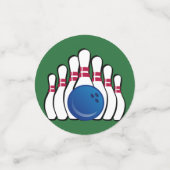 Bowling Design Table Confetti (Kleine voorkant)