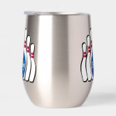 Bowling Design Thermische Wijn Tumbler (Rechts)