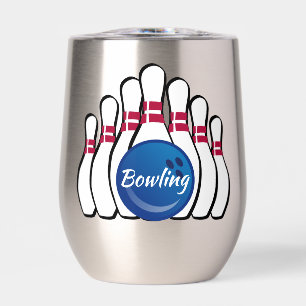 Bowling Design Thermische Wijn Tumbler