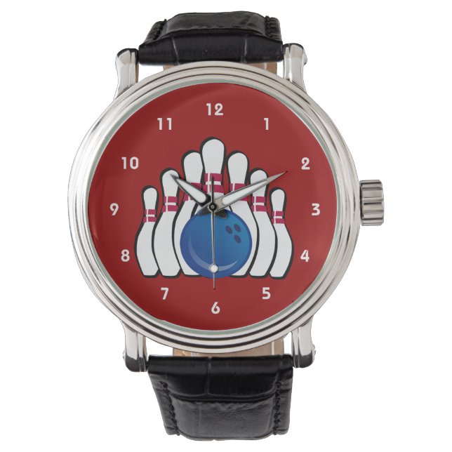 Bowling Design Watch Horloge (Voorkant)