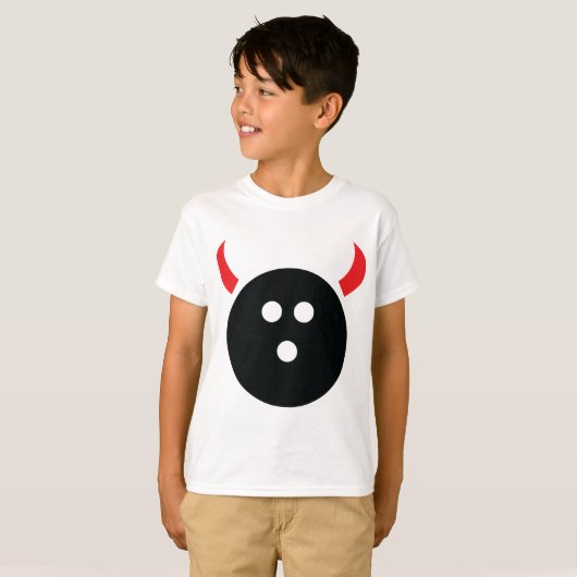 Bowling Devil T-shirt (Voorkant volledig)