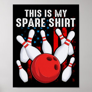 Bowling Dit is mijn reserve Bowler Kinder Boys Gir Poster