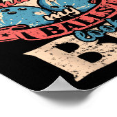 Bowling doet dit Shirt maken mijn blik groot 1 Poster (Hoek)