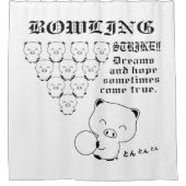 Bowling Douchegordijn (Voorkant)