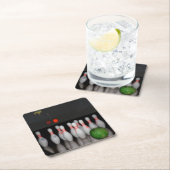 Bowling Drink Coaster Kartonnen Onderzetters (Insitu)