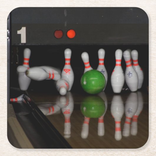 Bowling Drink Onderzetter (Voorkant)
