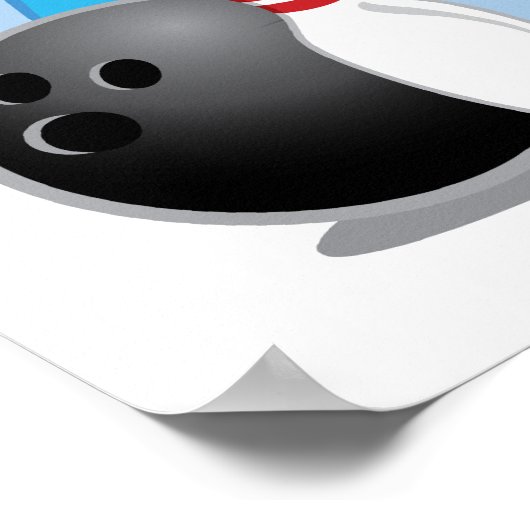 Bowling Duck Poster (Hoek)