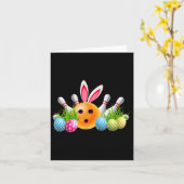 Bowling Easter Bunny Bowling LL Shirt Bowling East Kaart (Gele Bloem)