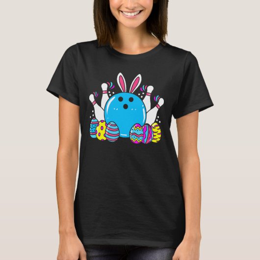 Bowling Easter Eggs Bunny Egg 2020 voor kinderen j T-shirt (Voorkant)