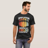 Bowling Education Bowler Strike Bowling Team Bowli T-shirt (Voorkant volledig)