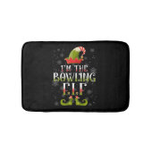Bowling Elf Kerstmis Badmat (Voorkant)