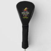 Bowling Elf Kerstmis Golfheadcover (Voorkant)