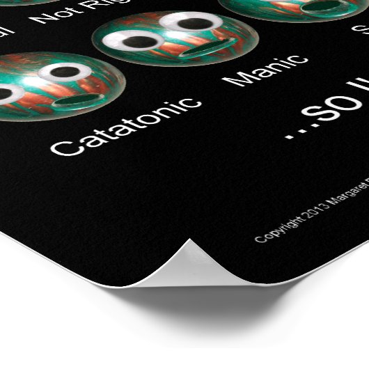 Bowling Emoties Poster (Hoek)