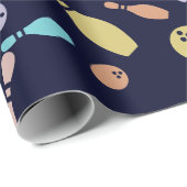 Bowling en balpatroon cadeaupapier (Rol Hoek)