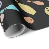 Bowling en balpatroon cadeaupapier (Rol Hoek)