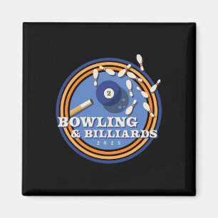 Bowling en biljart - 2 LL Magneet