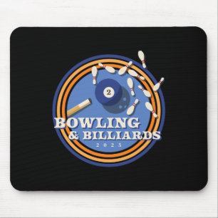 Bowling en biljart - 2 LL Muismat