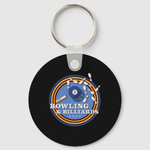 Bowling en biljart - 2 LL Sleutelhanger