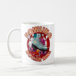 Bowling En Rollerbaan 80'S Roller Disco Schaatsen Koffiemok
