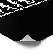 Bowling Evolutie - Grappige Bowler En Retro Bowlin Poster (Hoek)