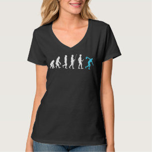 Bowling Evolutie van Man Bowler Lucky Bowling T-shirt