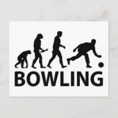 Bowling Evolution Briefkaart (Voorkant)