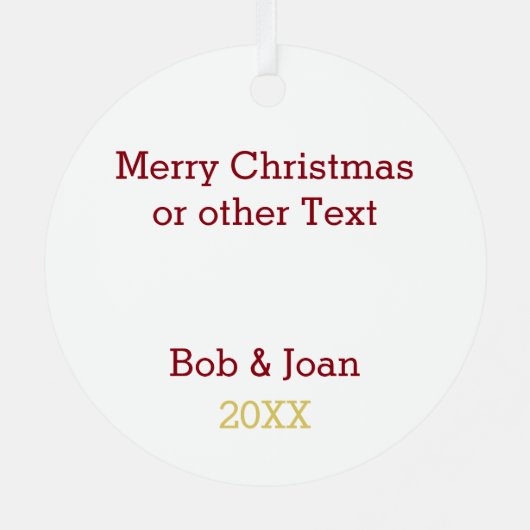 Bowling Fan Personalized Ornament (Achterkant)