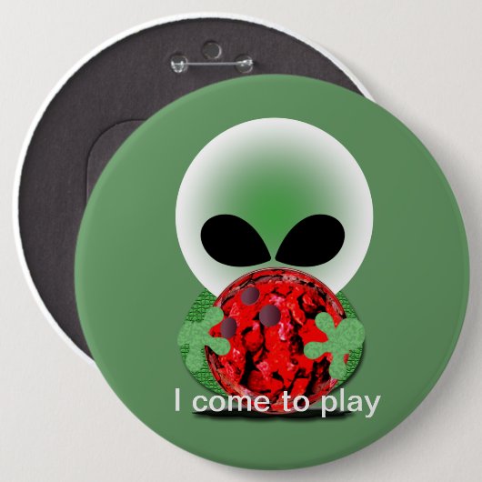 Bowling Fan Ronde Button 6,0 Cm (Voorkant /achterkant)