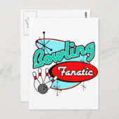 Bowling Fanatic Briefkaart (Voorkant / Achterkant)