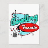 Bowling Fanatic Briefkaart (Voorkant)