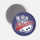 Bowling Fanatic Magneet (Voorkant / Achterkant)