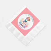 Bowling Feestje Anime Meisje Verjaardag Persoonlij Servet (Hoek)