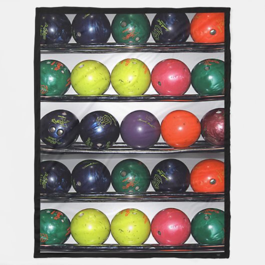 Bowling Fleece Blanket Deken (Voorkant)