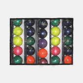 Bowling Fleece Blanket Deken (Voorkant (Horizontaal))