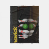 Bowling Fleece Deken (Voorkant)