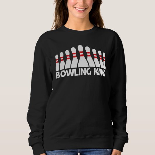 Bowling For Men Dad Boys Spare Ball Game League Trui (Voorkant)