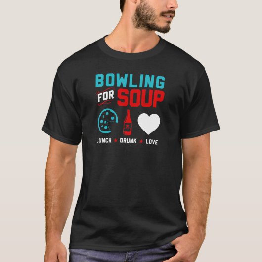 Bowling for Soup Lunch Drink Love T-shirt (Voorkant)