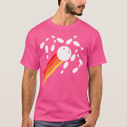 Bowling Funny Bowling Party T-shirt (Voorkant)