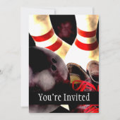 Bowling Gear Grunge Style Kaart (Voorkant)