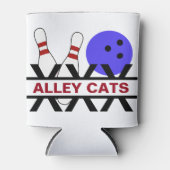 Bowling Gepersonaliseerd Blikjeskoeler (Voorkant)