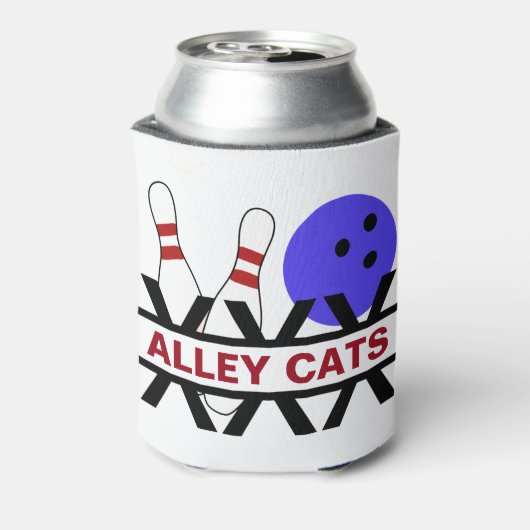 Bowling Gepersonaliseerd Blikjeskoeler (Blikje Achterkant)